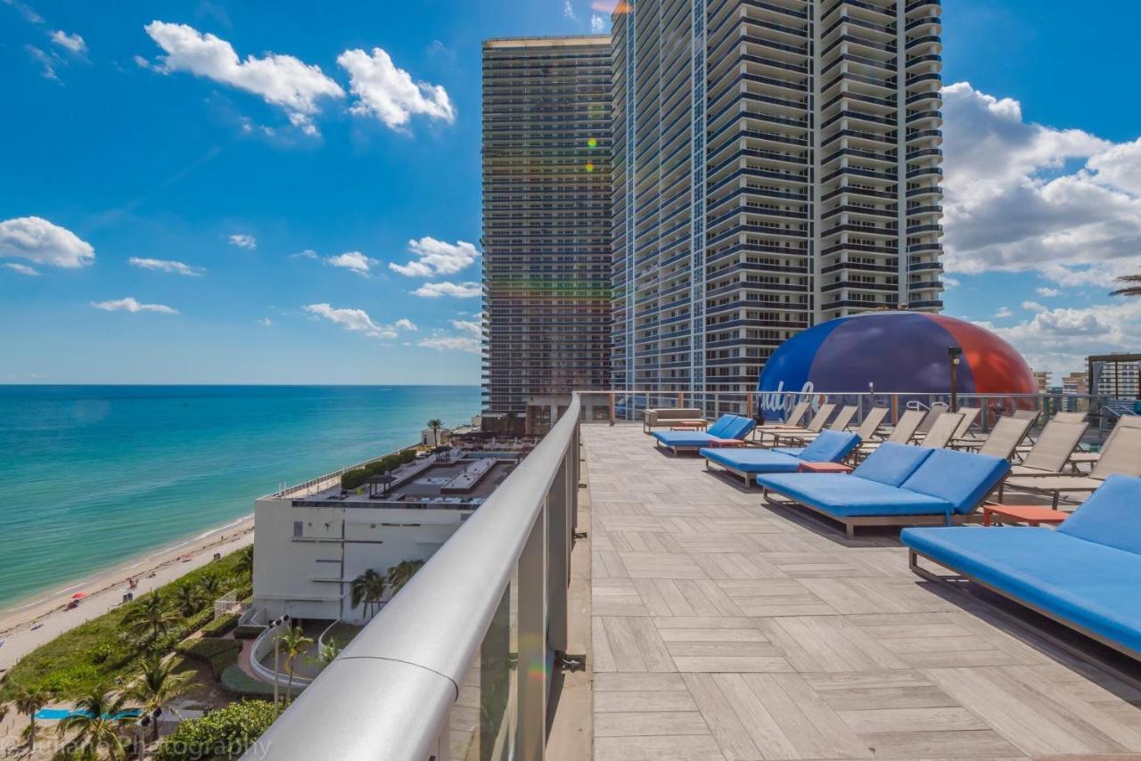 Ocean View 1 Bed On The Beach 19Th Floor Hollywood Hallandale Beach Buitenkant foto